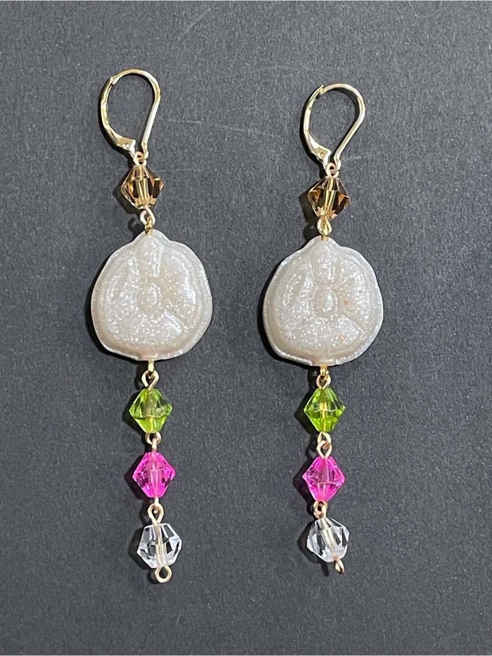 Twisted Wonderland Kalim Al-Asim Inspired Groovy Candy Earrings (Gala Couture) - Picture 2 of 6